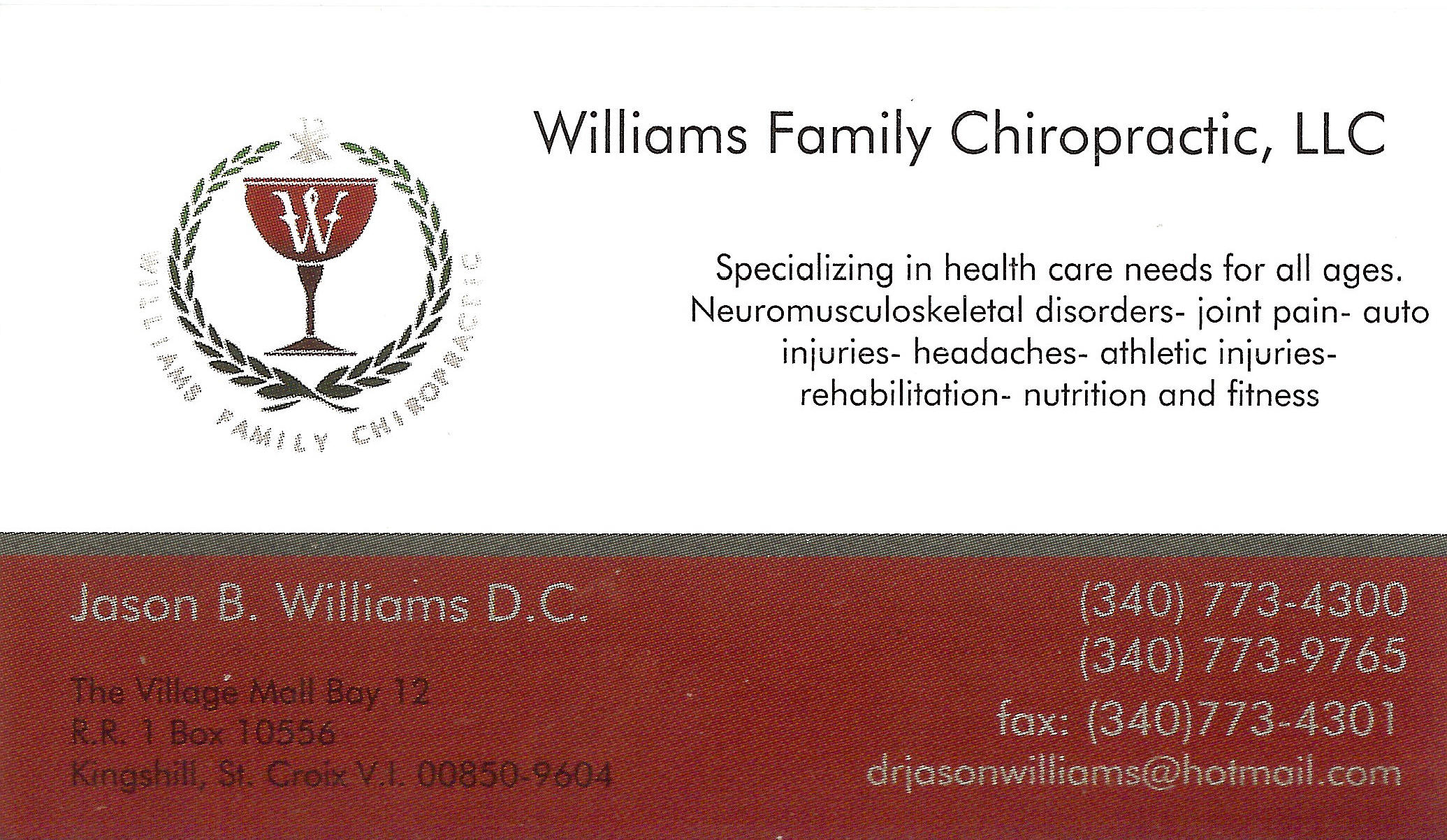 williams chiro